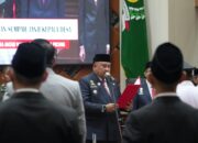 Rudy Susmanto Sampaikan LKPJ Tahun Anggaran 2025 dalam Rapat Paripurna DPRD