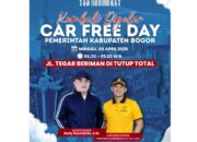 Pemkab Bogor Kembali Gelar Car Free Day, Jalan Tegar Beriman Ditutup Total Minggu Pagi