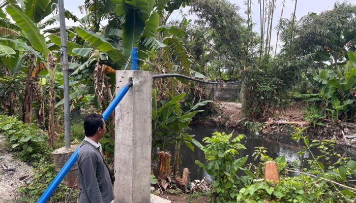 Apresiasi Gercap PDAM Tangani Keluhan Pelanggan Di Dusun Tawangsari,Ini Komentar H Khozin.