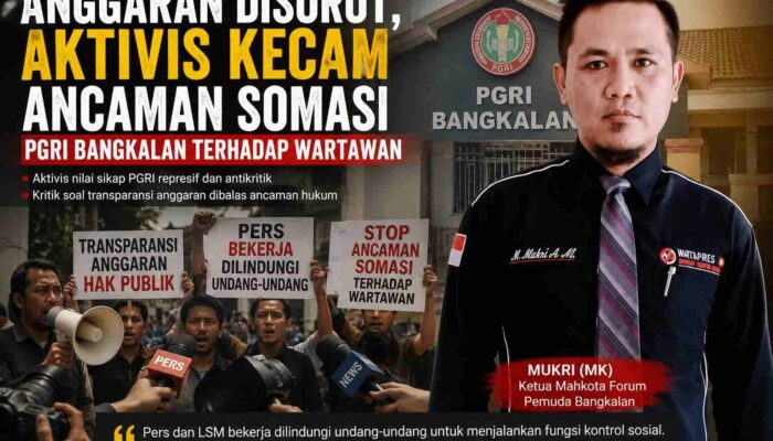 Sebut Pers dan LSM “Penyakit”, Sikap Pengurus PGRI Bangkalan Diprotes Keras