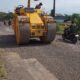 Sempat di Tanami Pohon Pisang,Jalan Rusak Di Ruas Wonorejo Blembeng Mulai Di benahi Pemkab