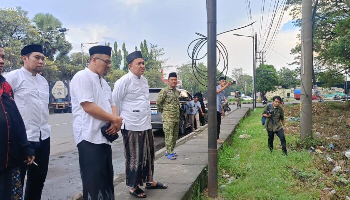 Mas Rusdi Tinjau RTH Di Bundaran Apollo,Rencana Ditata Kembali Agar Lebih Baik