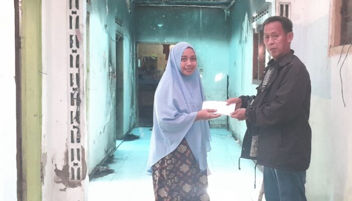 Tanamkan jiwa Empati Kepada sesama,Ajak Anak Didik Galang Donasi Untuk Korban Kebakaran.