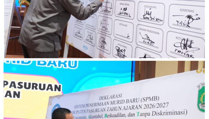 Deklarasi SPMB Bentuk Implemantasi Meningkatkan Kualitas Pelayanan Pendidikan