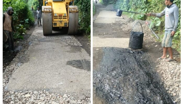 Keluhan Jalan Berlubang Ruas Gerbo – Rejopasang Purwodadi Akhirnya Ditangani Pemkab, ini Respon masyarakat 