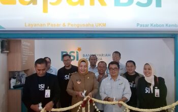 Bank Syariah Indonesia Hadir di Blok F Trade Center Pasar Kebon Kembang