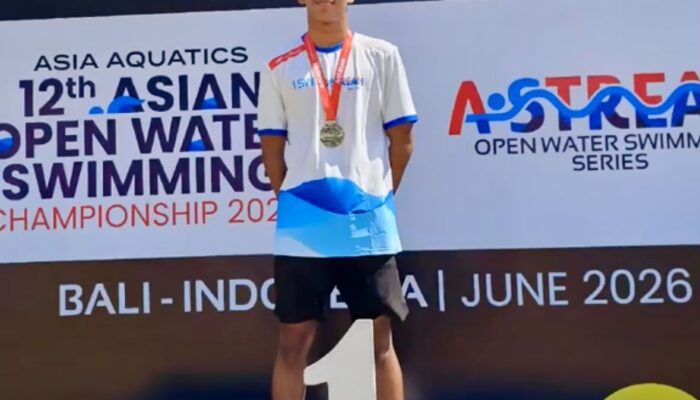 Dimas Arya Adicandra Juara I dalam Lomba Asia Aquatics 12th Asian Open WSC 2026