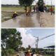 Pembangunan Jalan Bendungan-rejosari Mulai Pengecoran Beton Kurus Bawah.