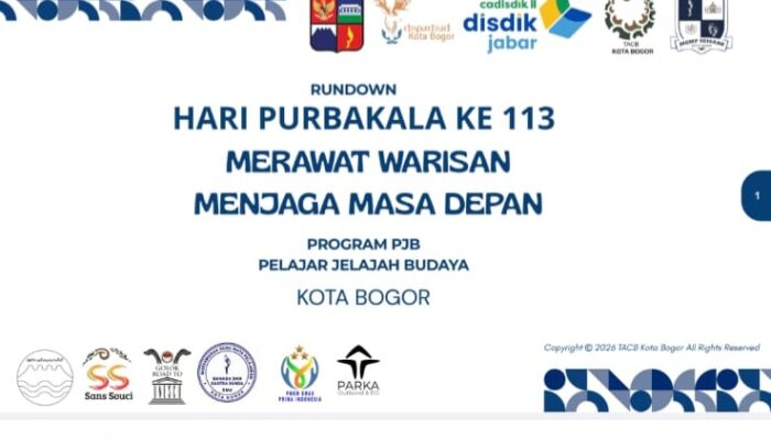 Rayakan Hari Purbakala ke 113, TACB Kota Bogor dan KCD Pendidikan Provinsi Jabar Wilayah II Mengadakan Giat PJB