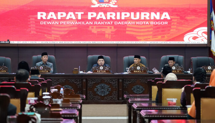 Rapat Paripurna, DPRD Kota Bogor Bahas Raperda Strategis Demi Perkuat Pembangunan Kota