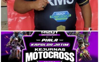 Kejurnas Motorcross Piala Kapolda Kembali di Gulirkan Di Sirkuit Putra Erlangga Desa Jerukpurut Kecamatan Gempol
