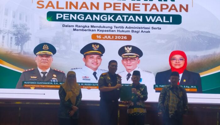 Hadiri Penyerahan Salinan Penetapan Pengangkatan Wali, Ini Respon Wabup Pasuruan