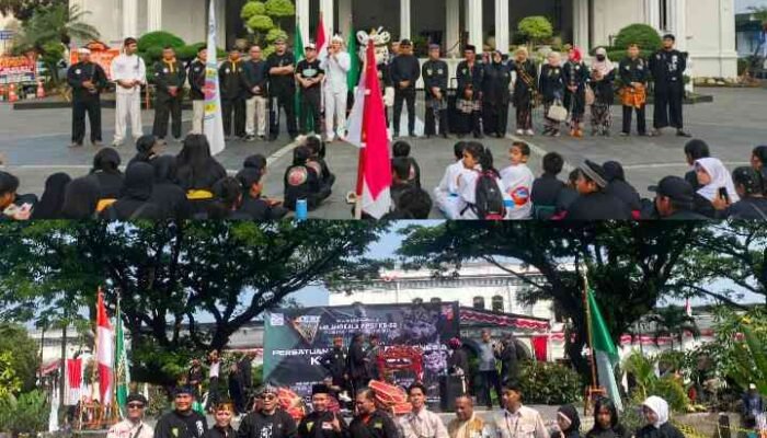 Garda Prabowo Kota Bogor Hadiri Milad PPSI, Sekjen Tampil dalam Seni Pencak Silat Tradisi