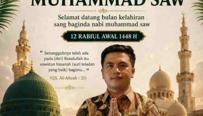 Maulid Nabi Bukan Sekadar Seremonial, Muhammad Mosleh Ajak Masyarakat Kembali Meneladani Akhlak Rasulullah