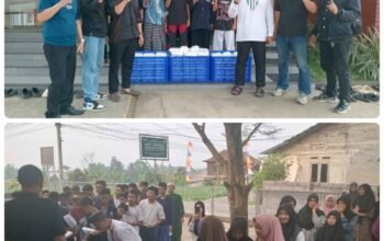 Pondok Pesantren Jadi Sasaran Jumat Berkah, DKC Garda Prabowo Kota Bogor Bagikan 500 Makanan