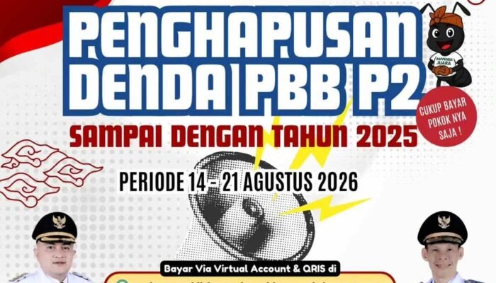 Kado Kemerdekaan, Rudy Susmanto Hapus Sanksi Administratif PBB-P2 hingga Tahun Pajak 2025