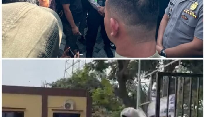 Warga Gununggangsir Lurug Polsek Beji, Tuntut Penjelasan Kematian Widi Nur Cahyono.