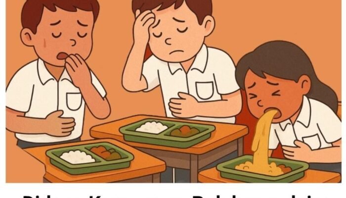 Diduga Keracunan, Puluhan Siswa SD di Dramaga Kabupaten Bogor Dilarikan Ke Puskesmas