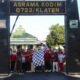 Semarak HUT Ke-81 RI, Dandim 0723/Klaten Jalan Sehat Bersama Warga Asrama Kodim