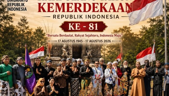 Sambut HUT RI ke-81, Yayasan Kedhaton Mataram Agung Kota Semarang : Menegaskan Komitmen Mempererat Tali Perjuangan