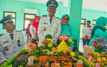 15 Desa Adu Kreasi Tumpeng,warnai Kemeriahan HUT RI Ke- 81