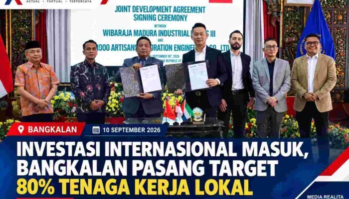 Investasi Asing Masuk, Bangkalan Pasang Target 80 Persen Tenaga Kerja Lokal
