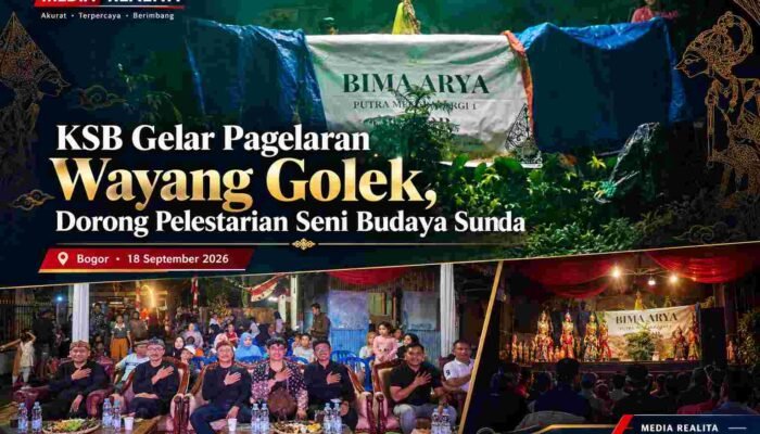 KSB Gelar Pagelaran Wayang Golek, Dorong Dalang Muda Bogor Terus Berkarya