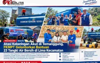 Atasi Kekeringan Akut di Temanggung, FKMPT Salurkan 23 Tangki Air Bersih ke Lima Kecamatan