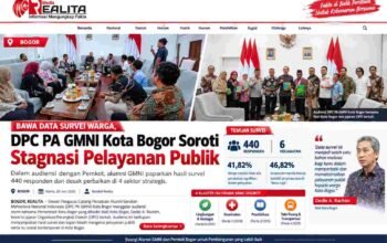 Bawa Data Survei Warga, DPC PA GMNI Kota Bogor Soroti Stagnasi Pelayanan Publik