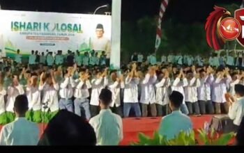 Diikuti 2.000 Peserta Muda, Seni Terbang ISHARI Kolosal Digelar Padati Halaman Kantor Bupati Pasuruan 