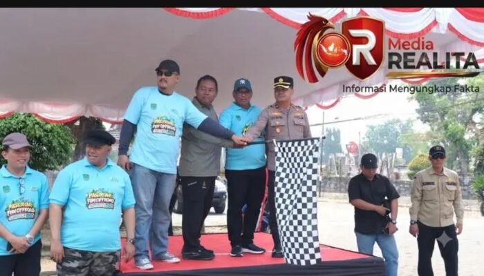 Semarakkan Hari Jadi Kabupaten Pasuruan ke-1097 ,Ketua DPRD Berangkatkan Peserta Fun Offroad Di Cheng Hoo -Pandaan