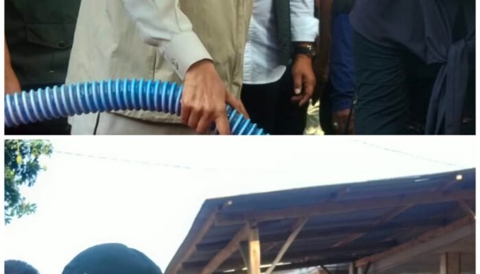 Gubernur Jatim Bersama  Bupati Pasuruan Turun Langsung Bantu Warga Terdampak Kekeringan