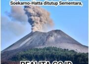Erupsi Gunung Anak Krakatau, Bandara Soekarno-Hatta ditutup Sementara