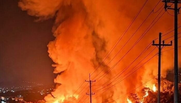 Api Masih Berkobar di TPAS Galuga Bogor, Petugas Kesulitan Jangkau Titik Kebakaran