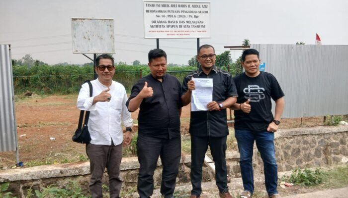 Gugatan Sengketa Tanah, PN Bogor Putuskan Ujang Suprapto Cs Melawan Hukum