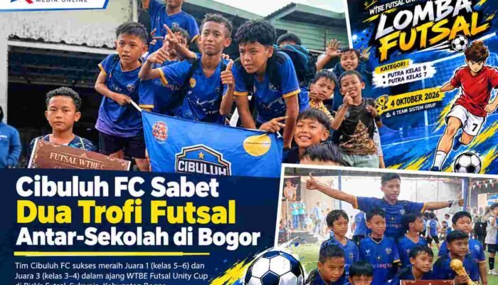 Cibuluh FC Bawa Pulang Dua Trofi di Ajang Futsal Antar-Sekolah Bogor
