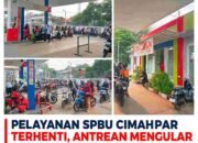 SPBU Pertamina Cimahpar Mendadak Hentikan Pelayanan, Antrean Mengular ke Jalan Raya