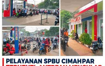 SPBU Pertamina Cimahpar Mendadak Hentikan Pelayanan, Antrean Mengular ke Jalan Raya