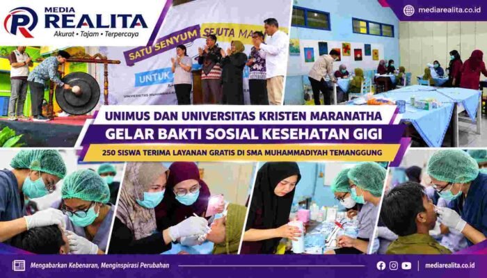 Bangun Kesadaran Sejak Dini, Dua Kampus Gelar Bakti Sosial Kesehatan Gigi di Temanggung