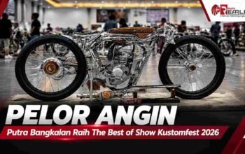 Membanggakan! Motor Kustom Pelor Angin Karya Putra Bangkalan Raih The Best of Show Kustomfest 2026