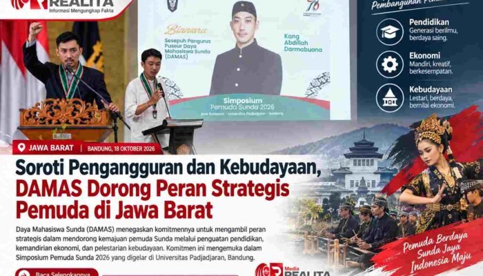 Soroti Pengangguran dan Kebudayaan, DAMAS Dorong Peran Strategis Pemuda di Jawa Barat