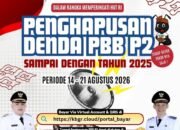 Kado Kemerdekaan, Rudy Susmanto Hapus Sanksi Administratif PBB-P2 hingga Tahun Pajak 2025