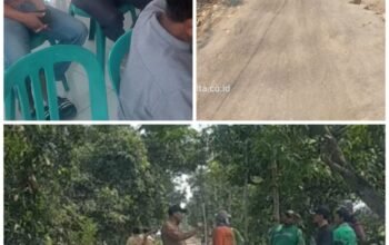 Hore…Perbaikan Jalan Paving Rusak Di Desa Banjarkejen Akhirnya Ditangani Secara Kolaboratif