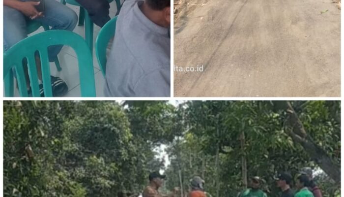 Hore…Perbaikan Jalan Paving Rusak Di Desa Banjarkejen Akhirnya Ditangani Secara Kolaboratif