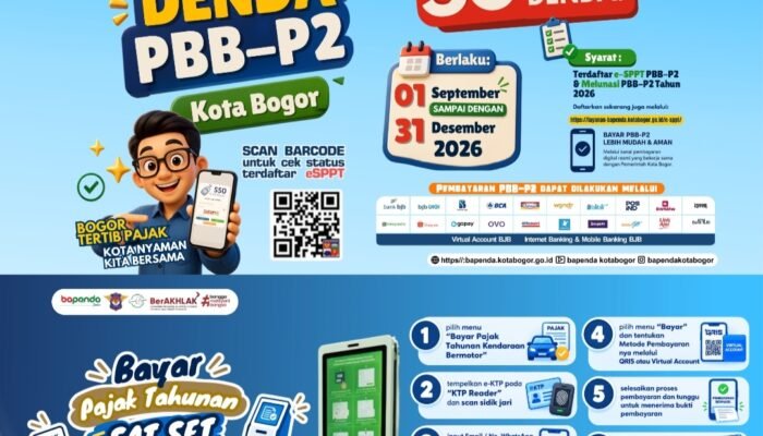 Kemudahan Layanan Pajak Kota Bogor: Pengurangan Denda PBB-P2 Hingga Bayar Pajak Kendaraan Praktis Lewat KIOSK Samsat